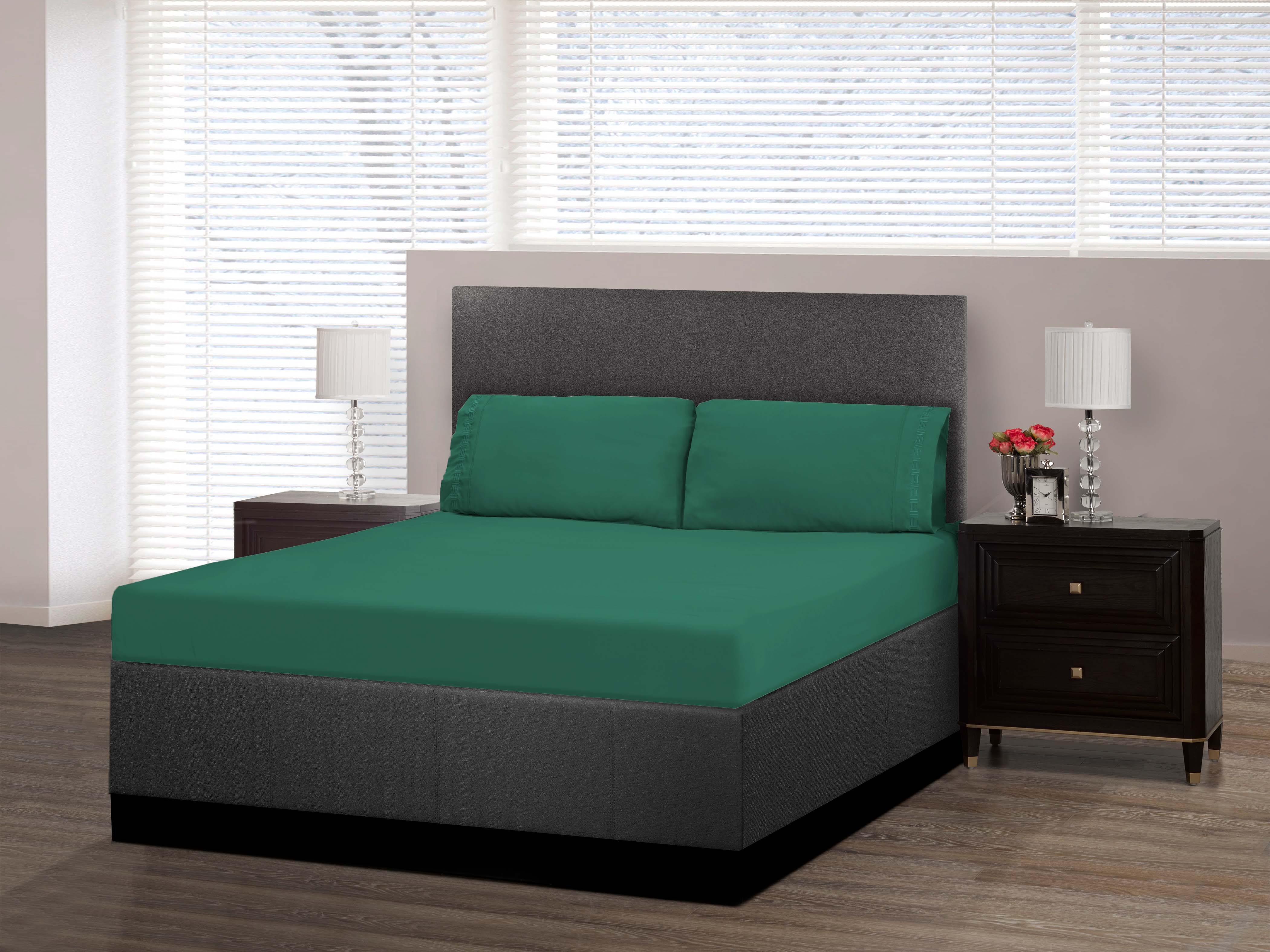 Nilus Twin Sheet Set - Teal - Image 2