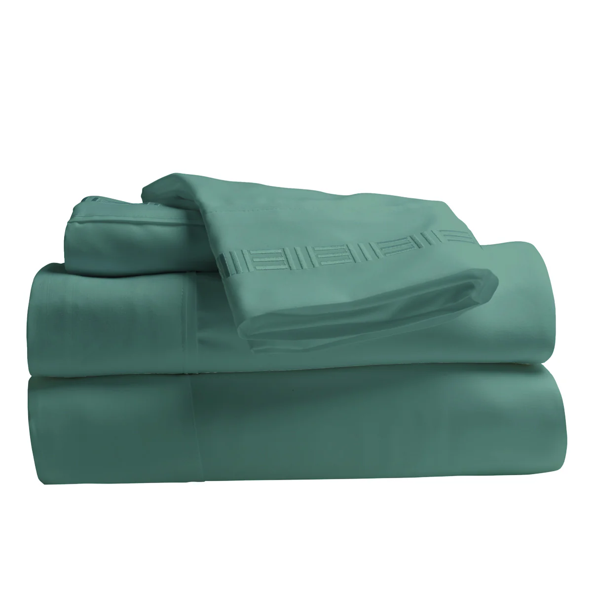 Nilus Twin Sheet Set - Teal - Image 3