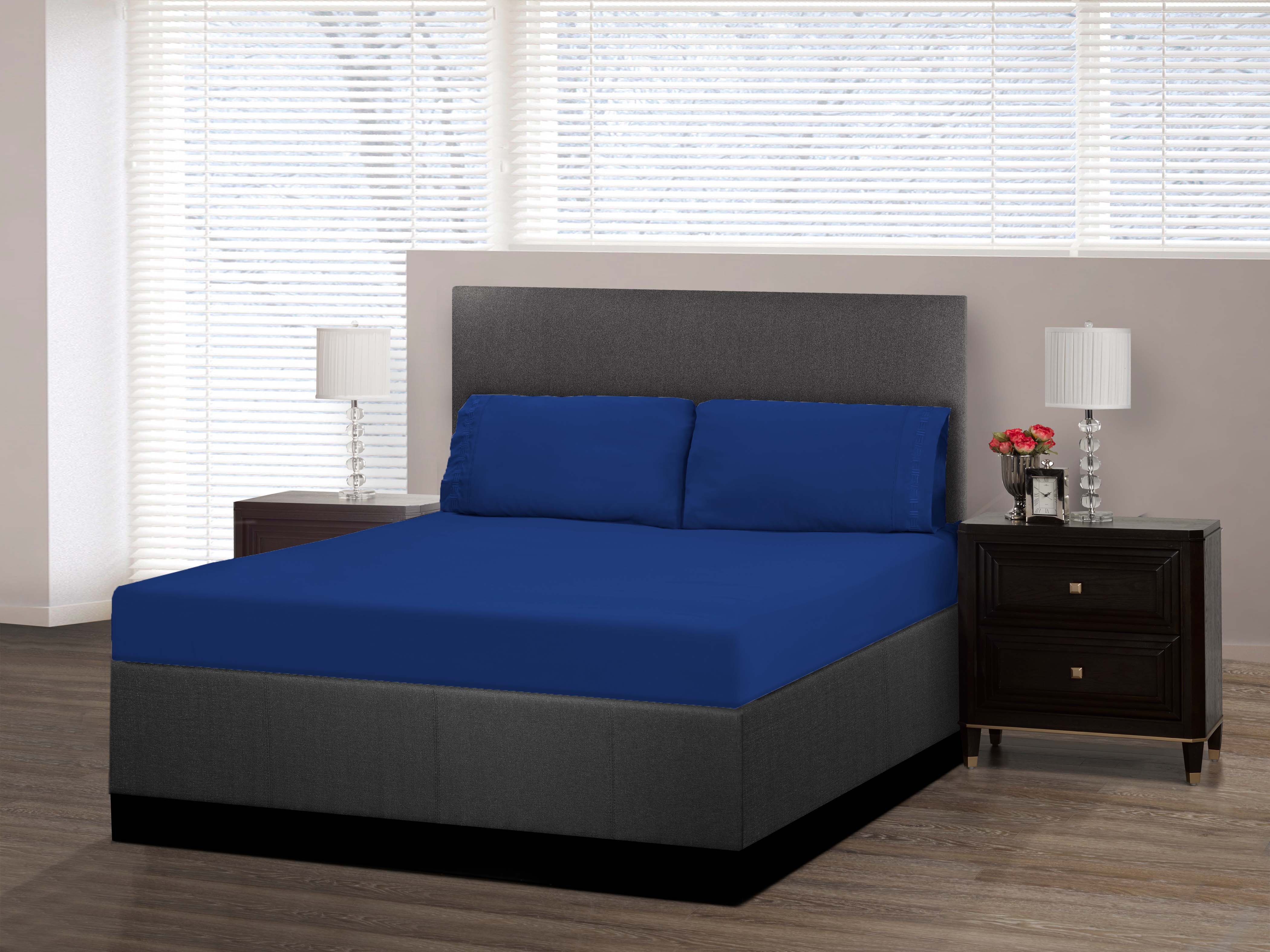 Nilus Twin Sheet Set - Navy - Image 2