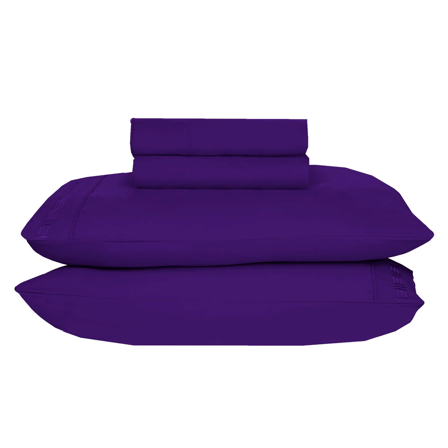 Nilus King Sheet Set - Purple - Image 4
