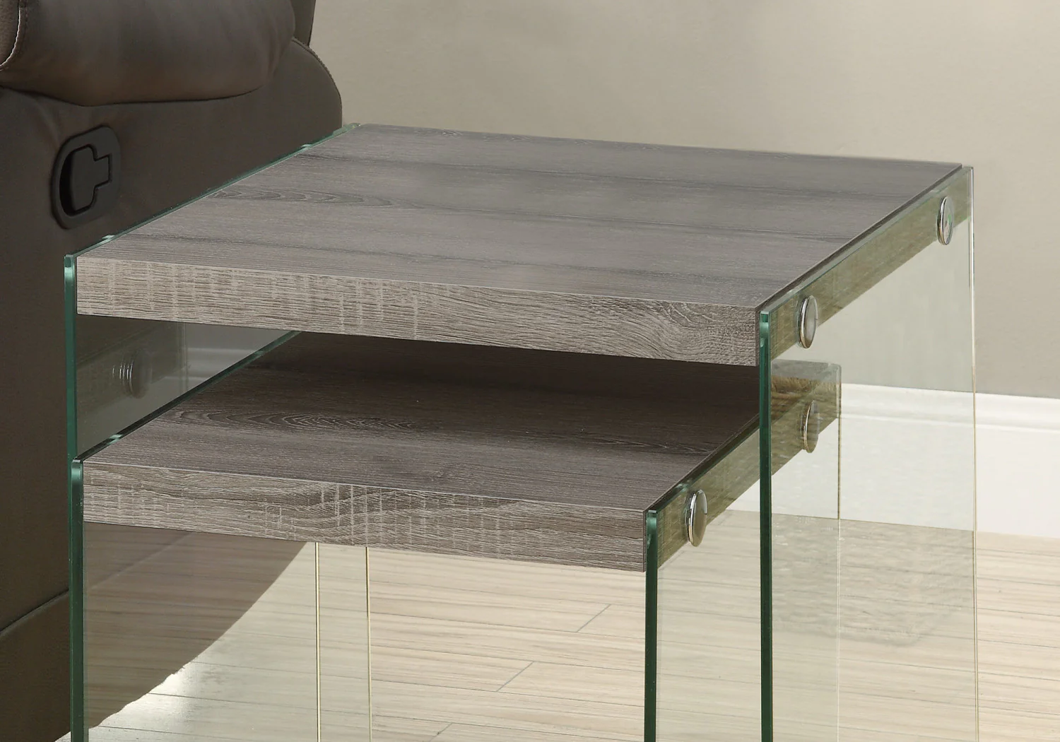 Nivo Nesting Tables - Dark Taupe - Image 5