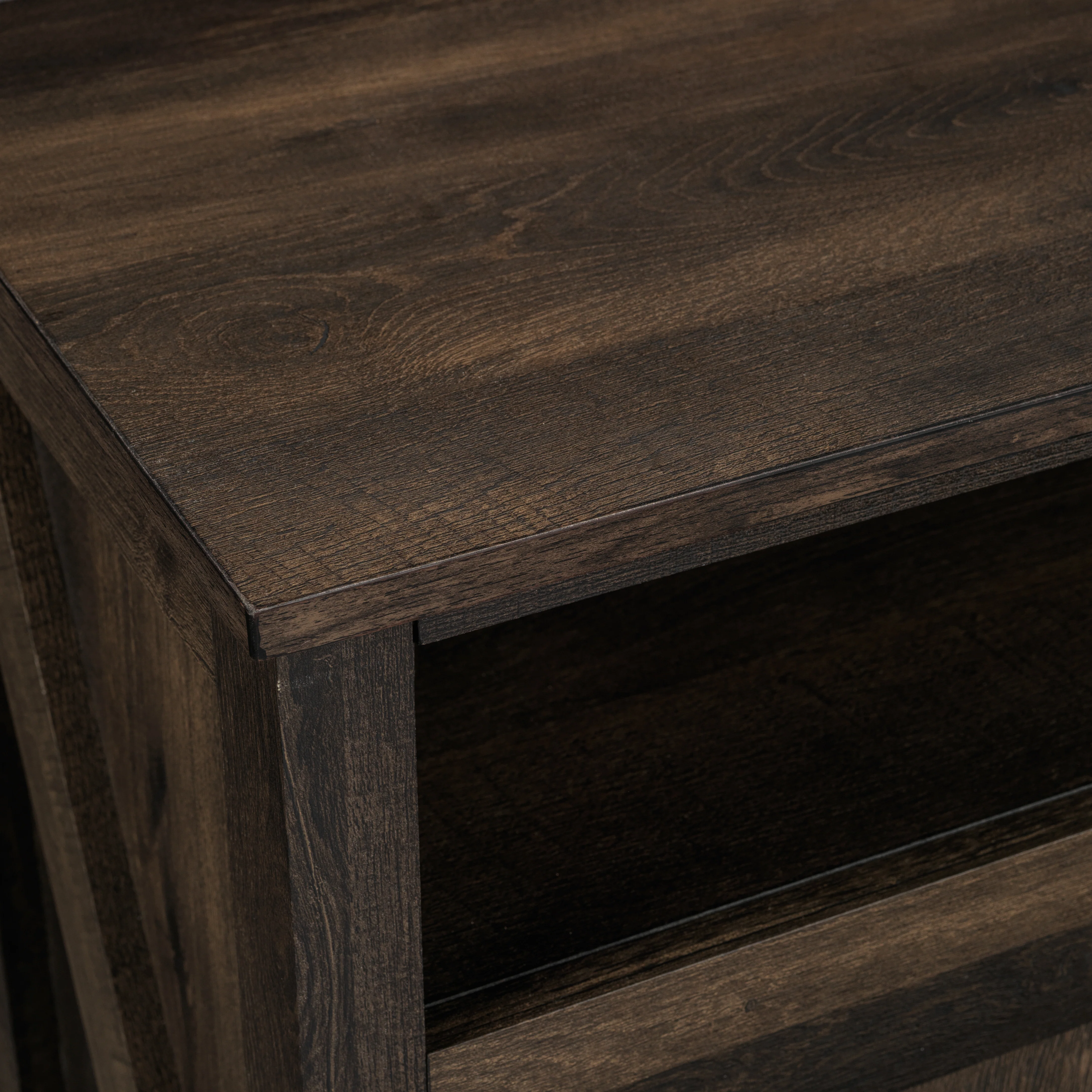 Noah 59.75" Fireplace TV Stand - Aged Oak - Image 3