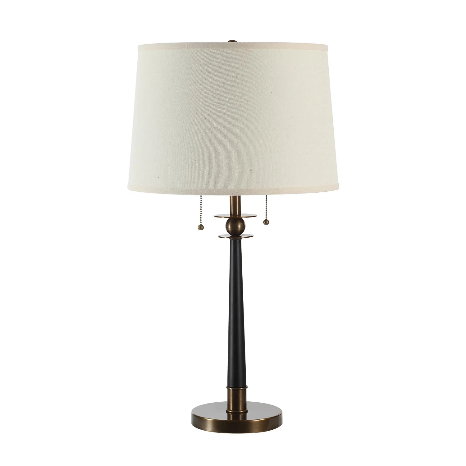 Noe Table Lamp - Dark Antique Brass/Matte Black - Image 3