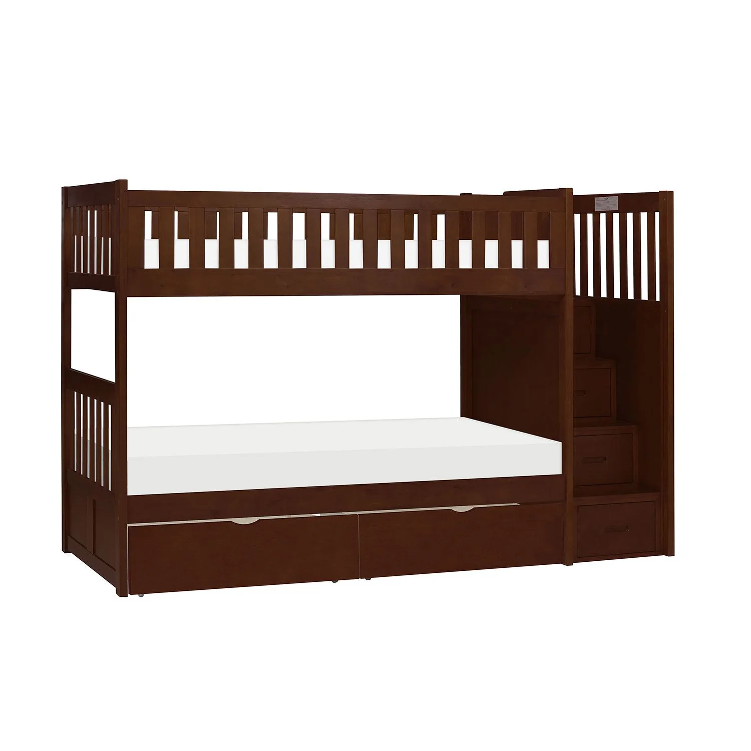 Noelle Bunk Bed Pair of Storage Drawers - Dark Cherry - Image 2