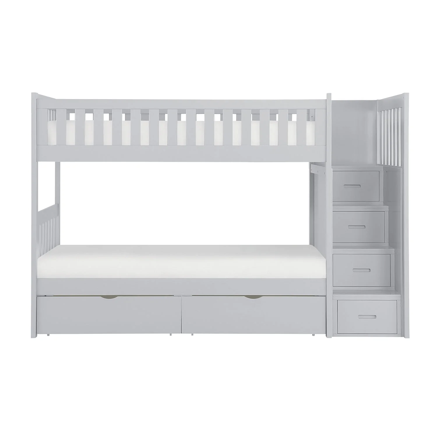 Noelle Bunk Bed Pair of Storage Drawers- Grey - Image 4