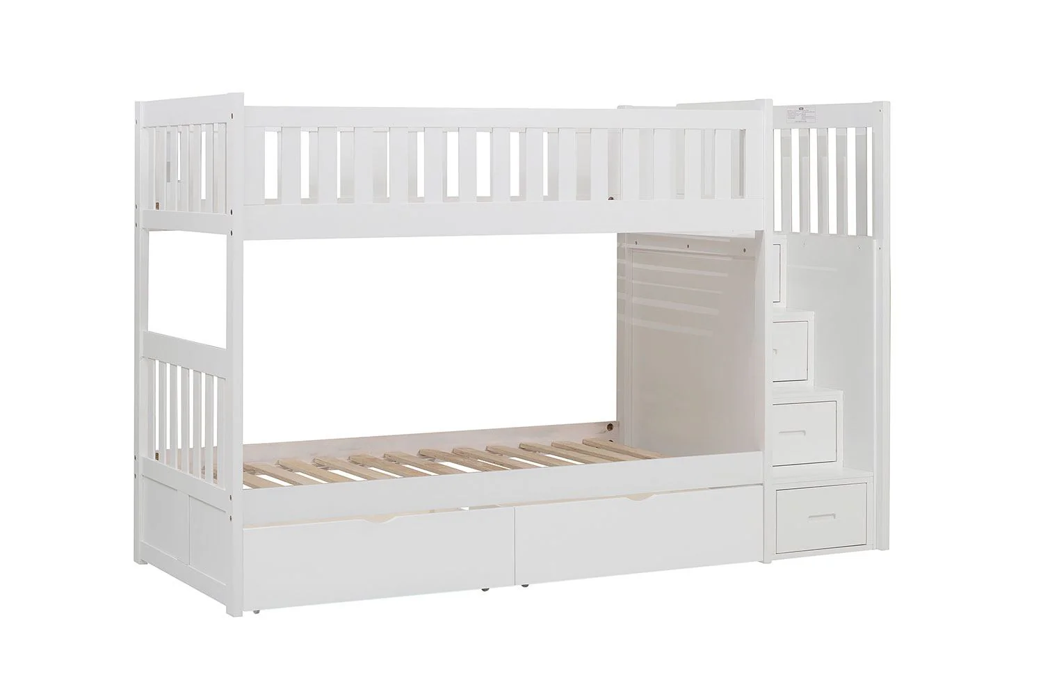 Noelle Bunk Bed Pair of Storage Drawers- White - Image 4