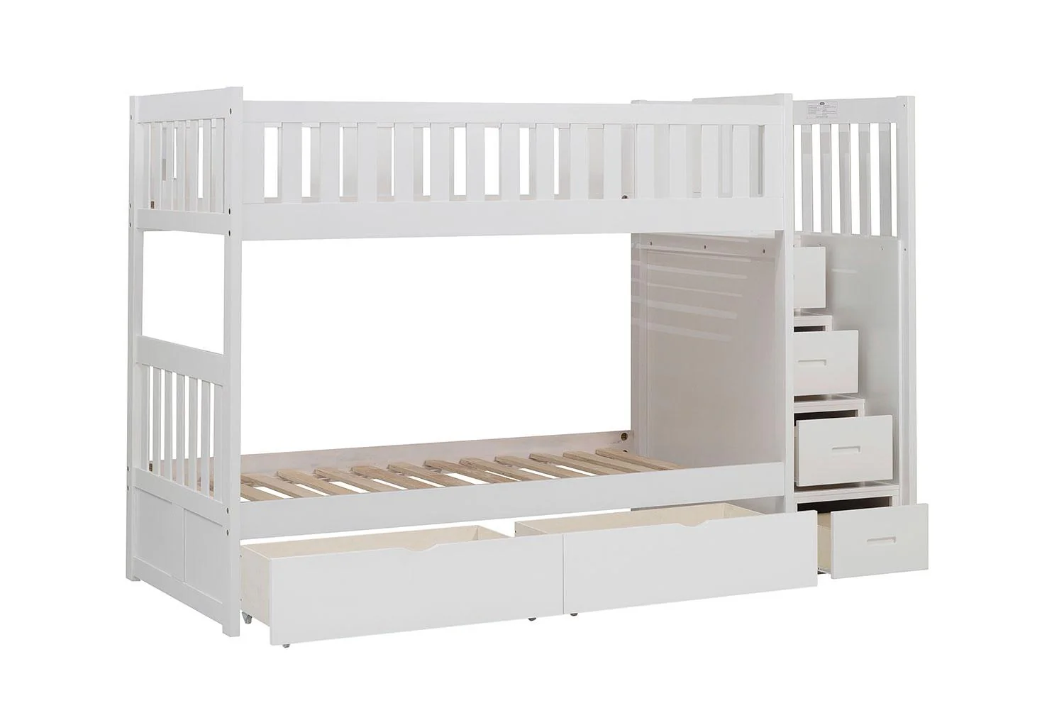 Noelle Bunk Bed Pair of Storage Drawers- White - Image 5
