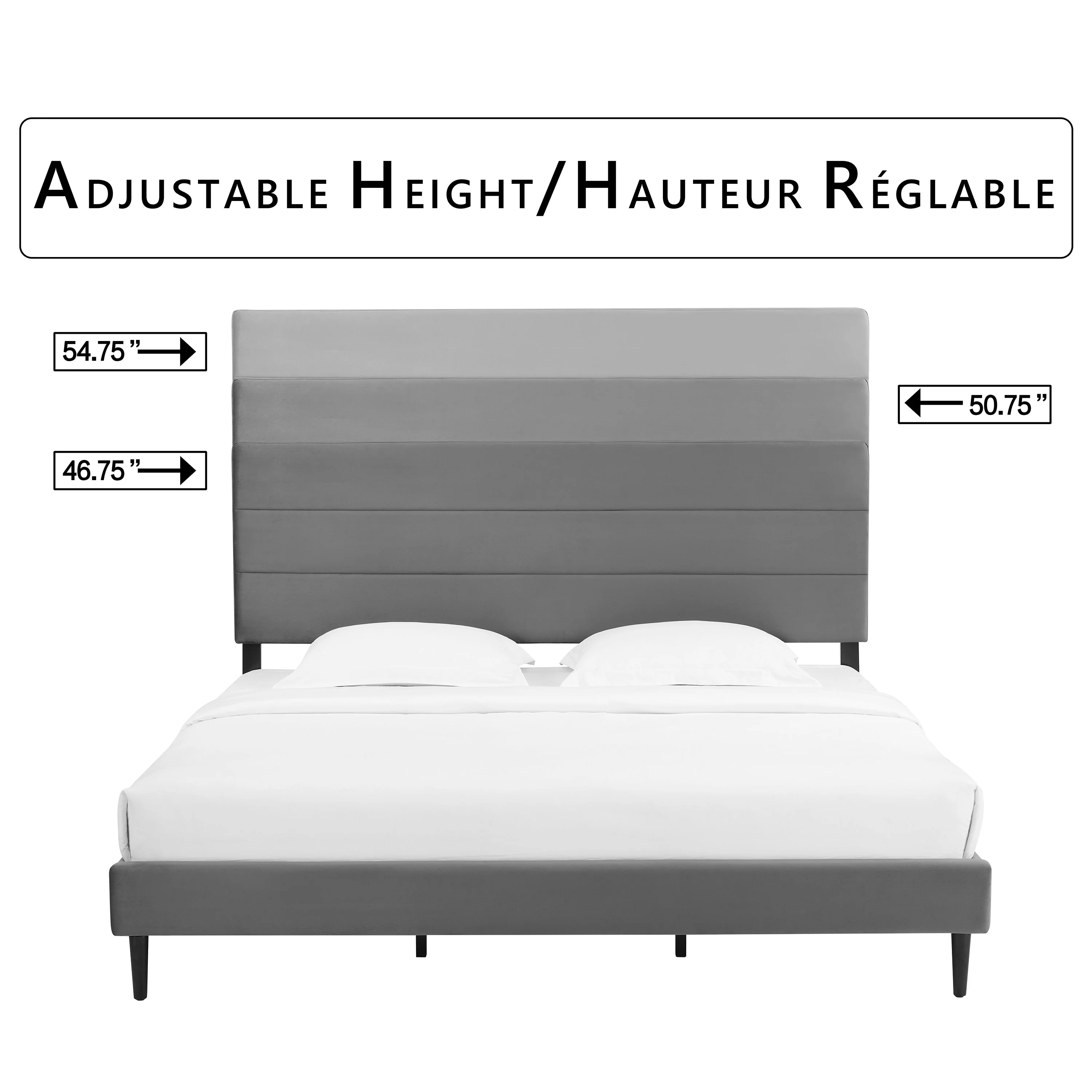 Nori 3-Piece King Bed - Grey - Image 5