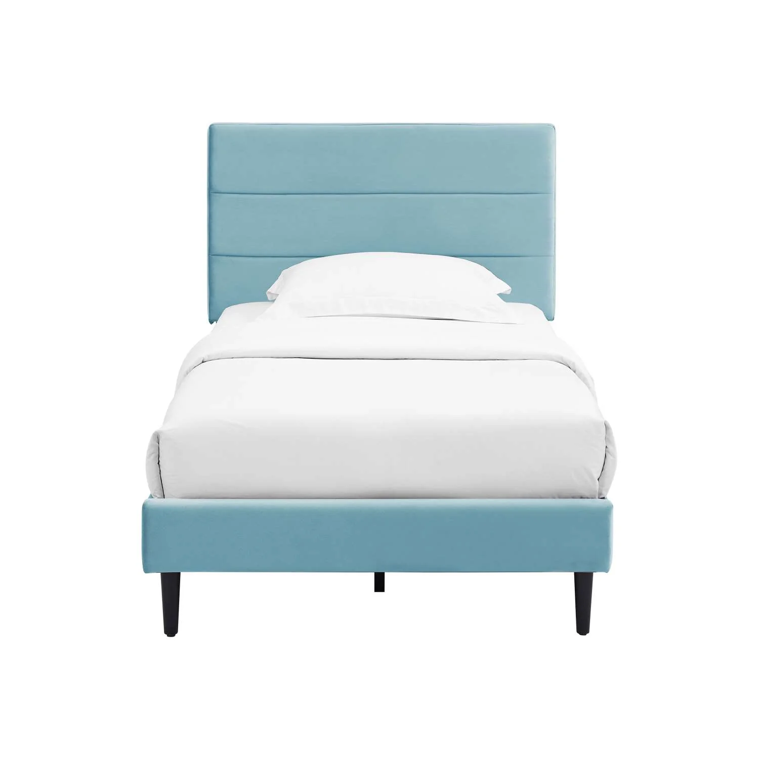 Nori 3-Piece Twin Bed - Teal - Image 3