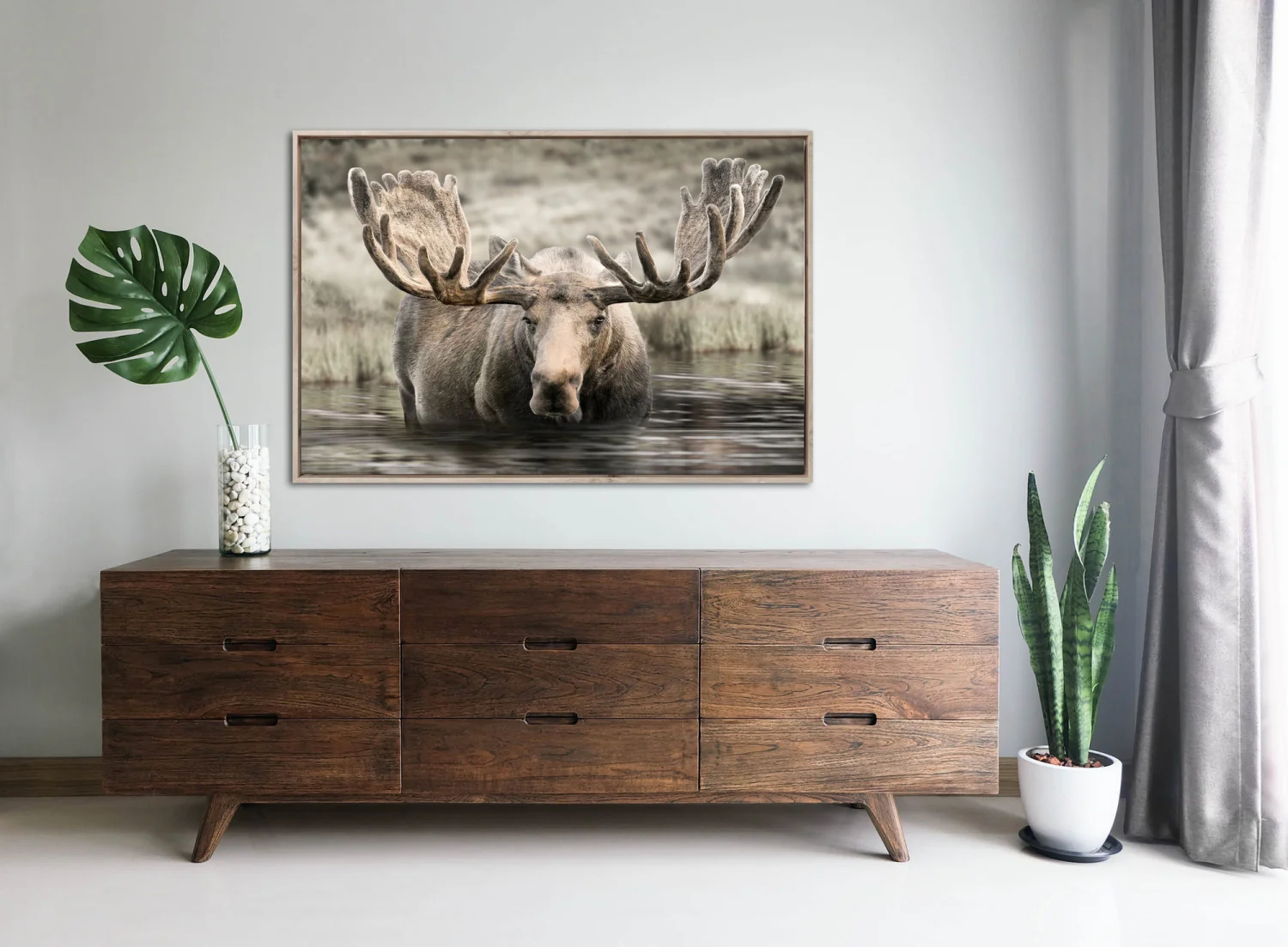 Northern Majesty Wall Art - Brown - 30 X 45 - Image 2