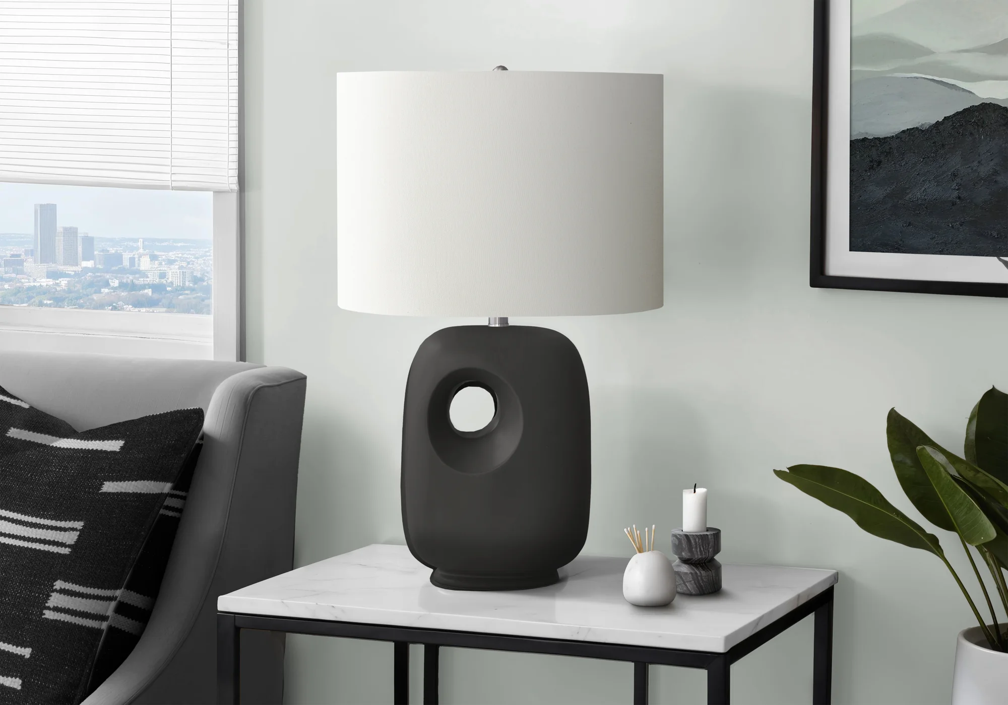 Nysa Table Lamp - Black - Image 2