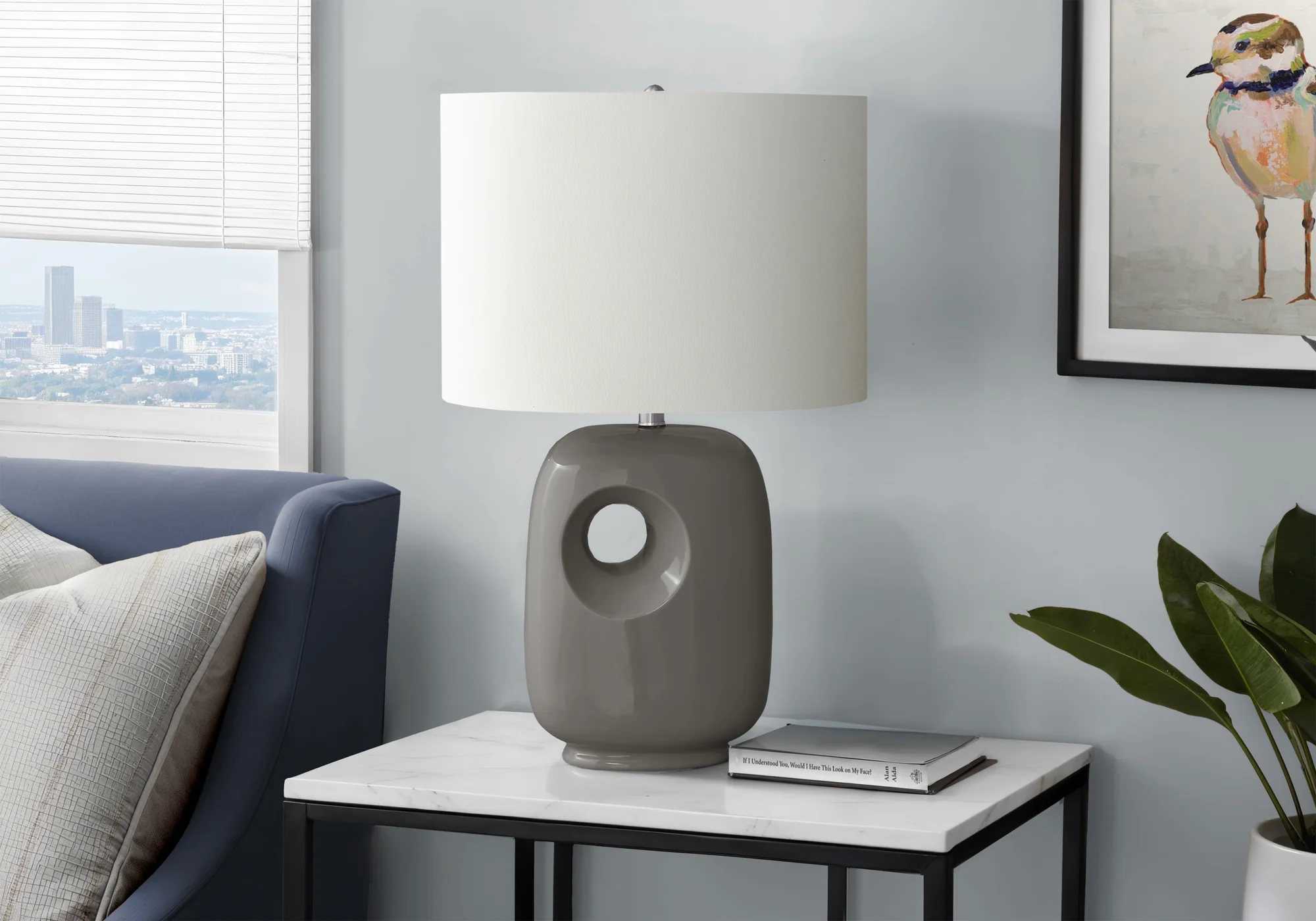 Nysa Table Lamp - Grey - Image 2