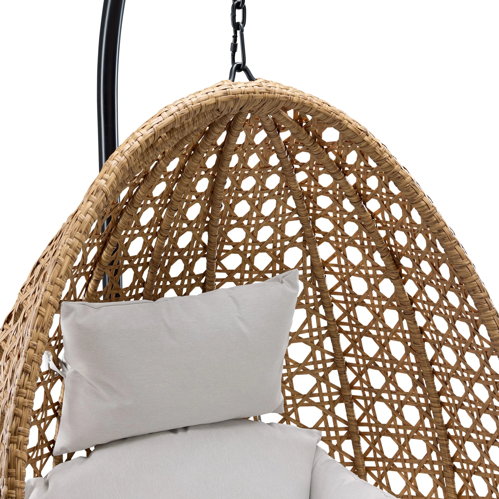 Oasis Outdoor Egg Chair - Beige, Brown - Image 4