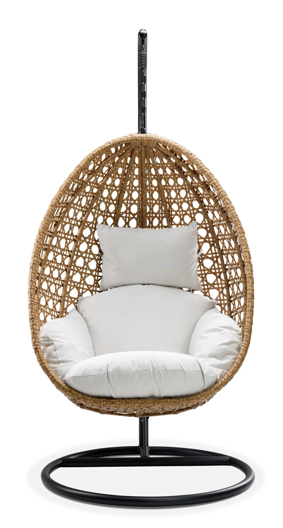 Oasis Outdoor Egg Chair- Beige , Brown - Image 3