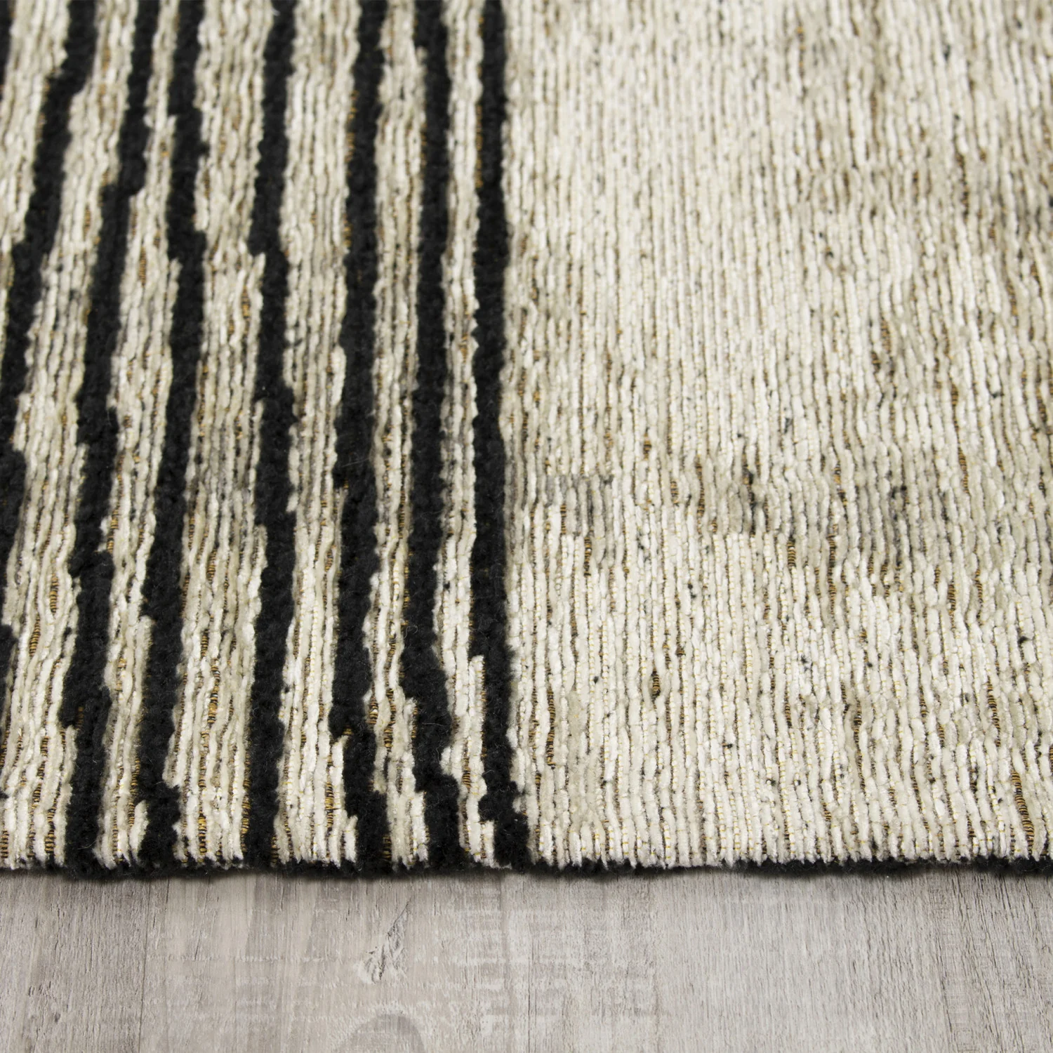 Ollie Abstract Pen Drawing Area Rug - 8' X 11' - Grey - Image 7
