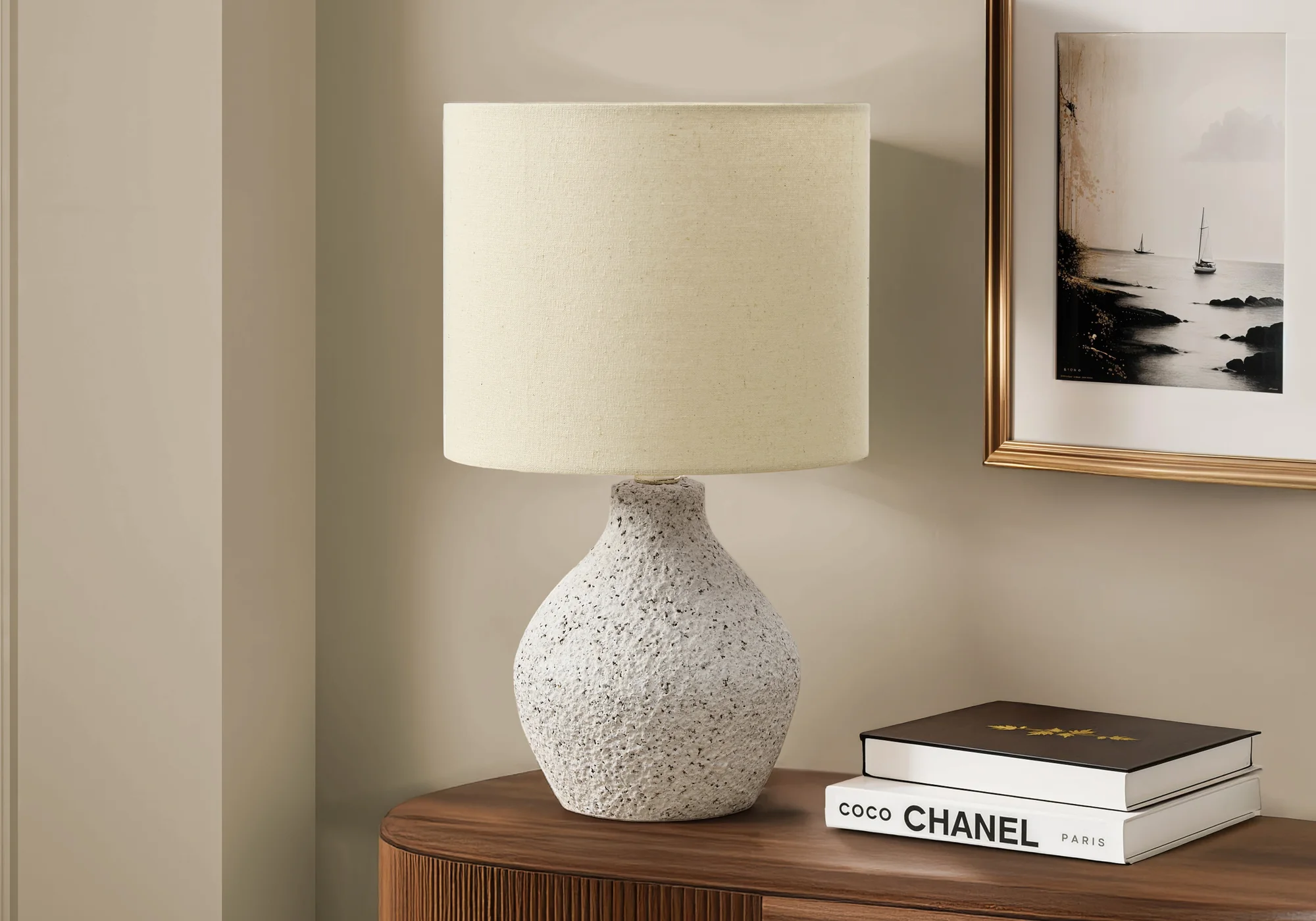 Olmo Table Lamp - Beige - Image 2