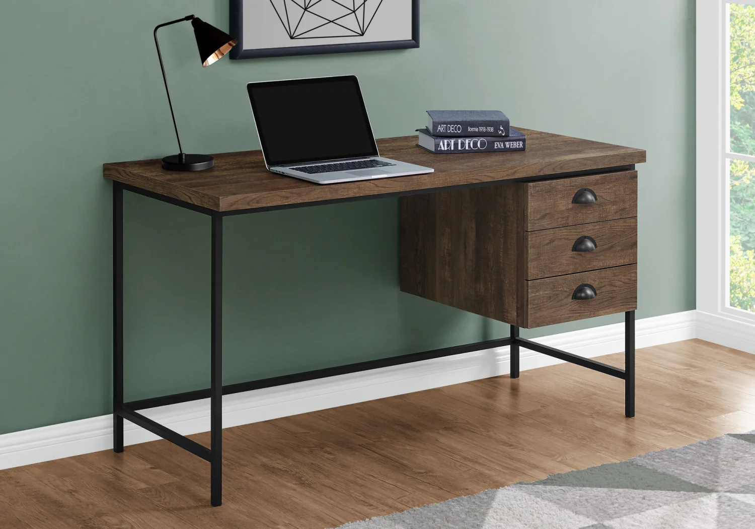 Omber Desk - Brown - Image 2