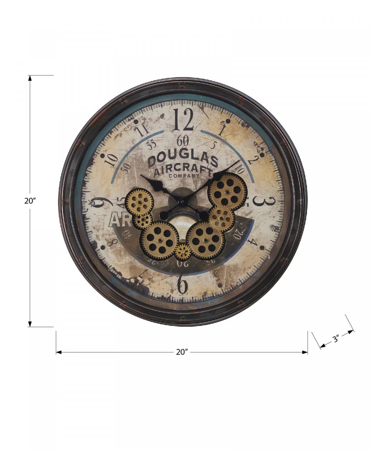 Oracle Clock - Brown - Image 3