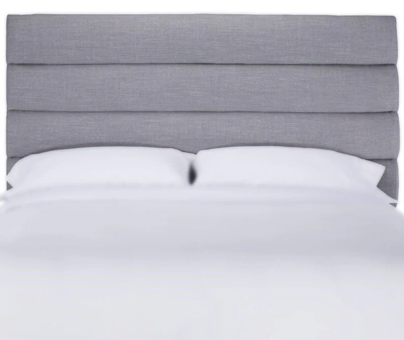 Orchid Full Headboard - Light Grey - Image 2