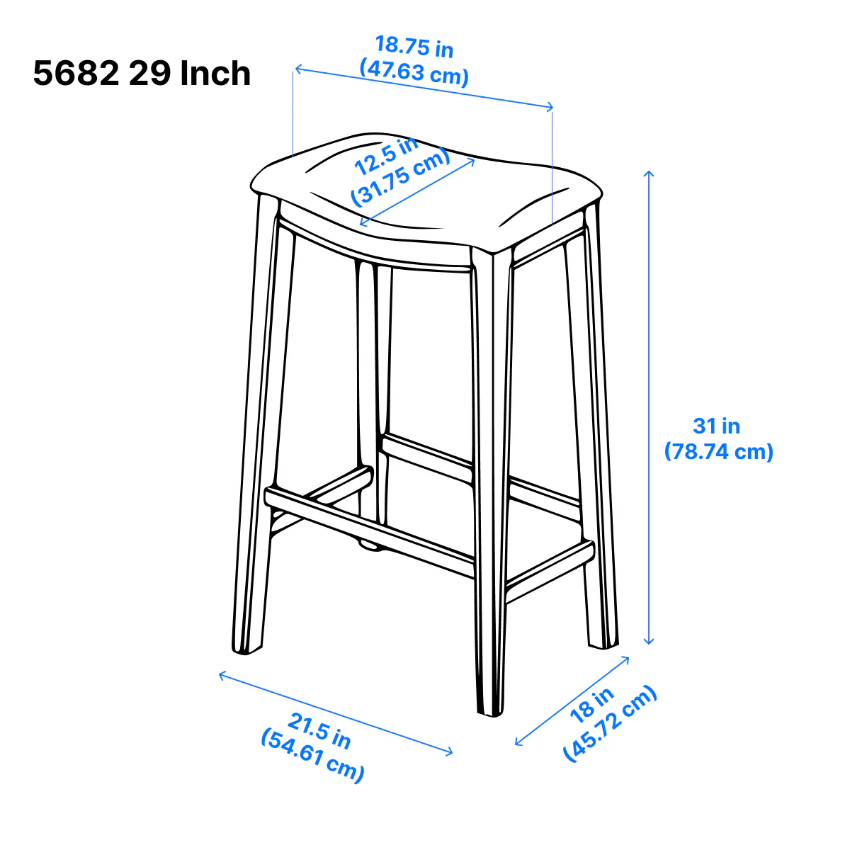 Ordway Bar Stool - Black - Image 6