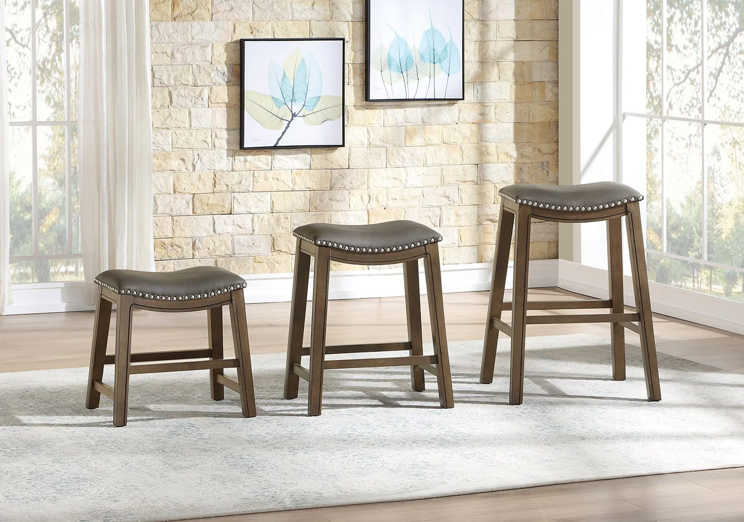 Ordway Counter Height Stool - Grey - Image 3