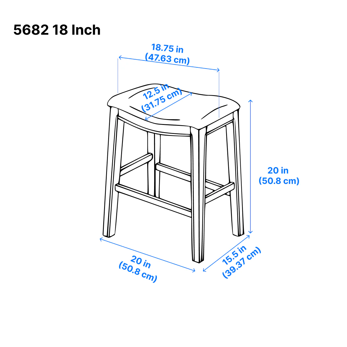 Ordway Dining Stool - Grey - Image 6