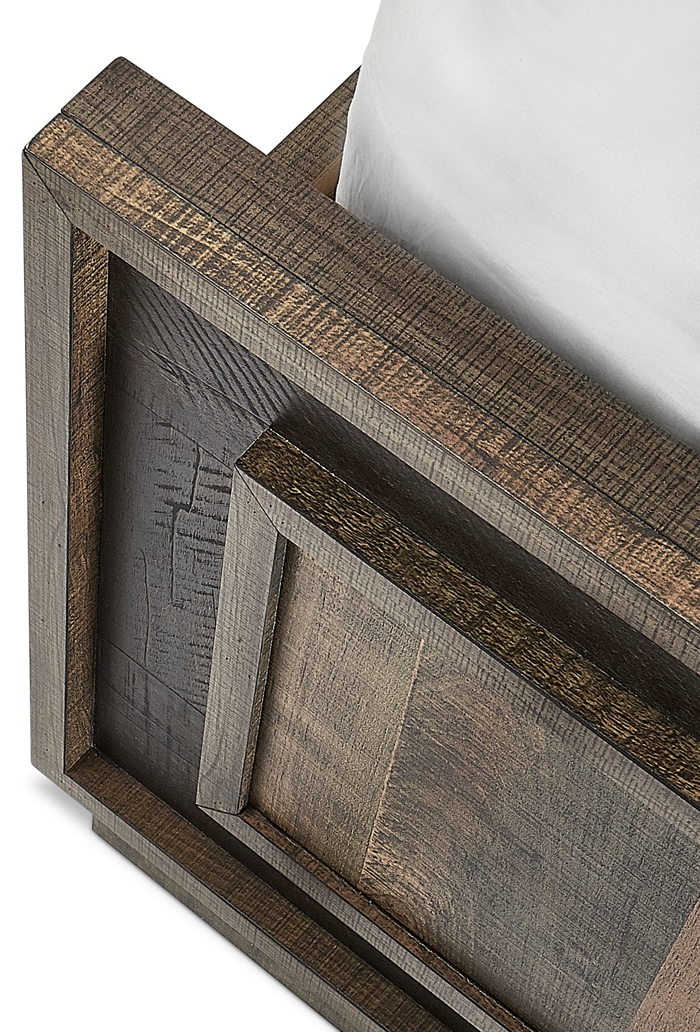 Orlando 3-Piece Queen Bed - Weathered Brown - Image 5