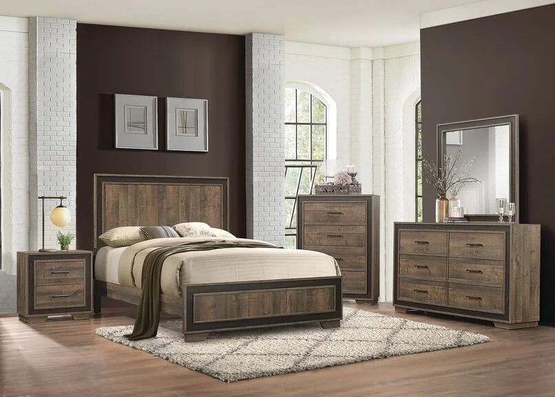 Orlando 4-Drawer Chest - Weathered Brown - Image 2
