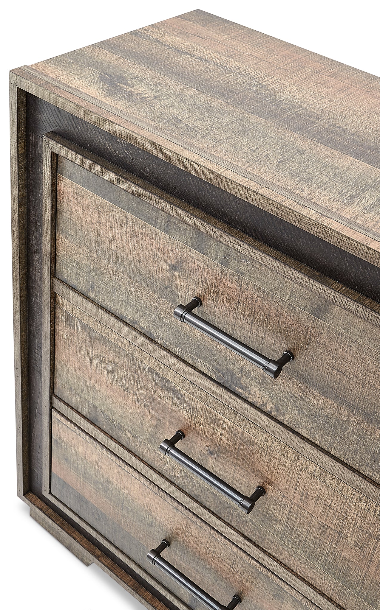 Orlando 6-Drawer Dresser - Weathered Brown - Image 5