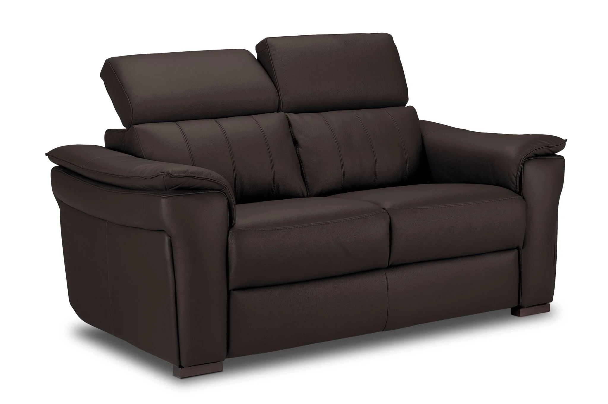 Orlando-Ray Leather Sofa and Loveseat Set - Chocolate - Image 3