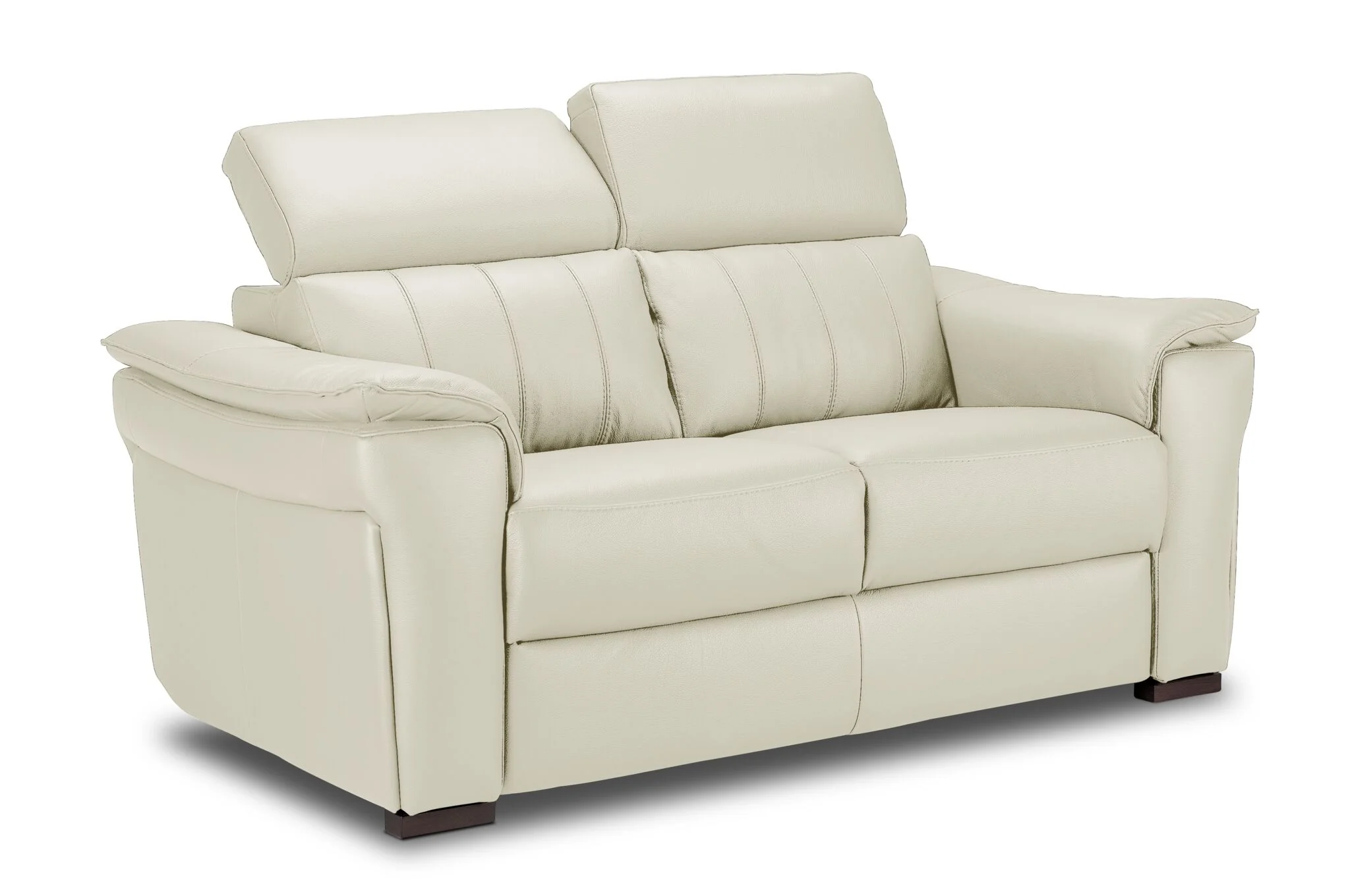 Orlando-Ray Leather Sofa and Loveseat Set - White - Image 3