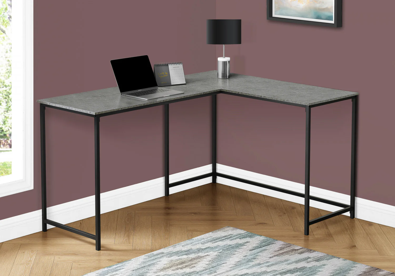 Oryn Desk - Grey - Image 2