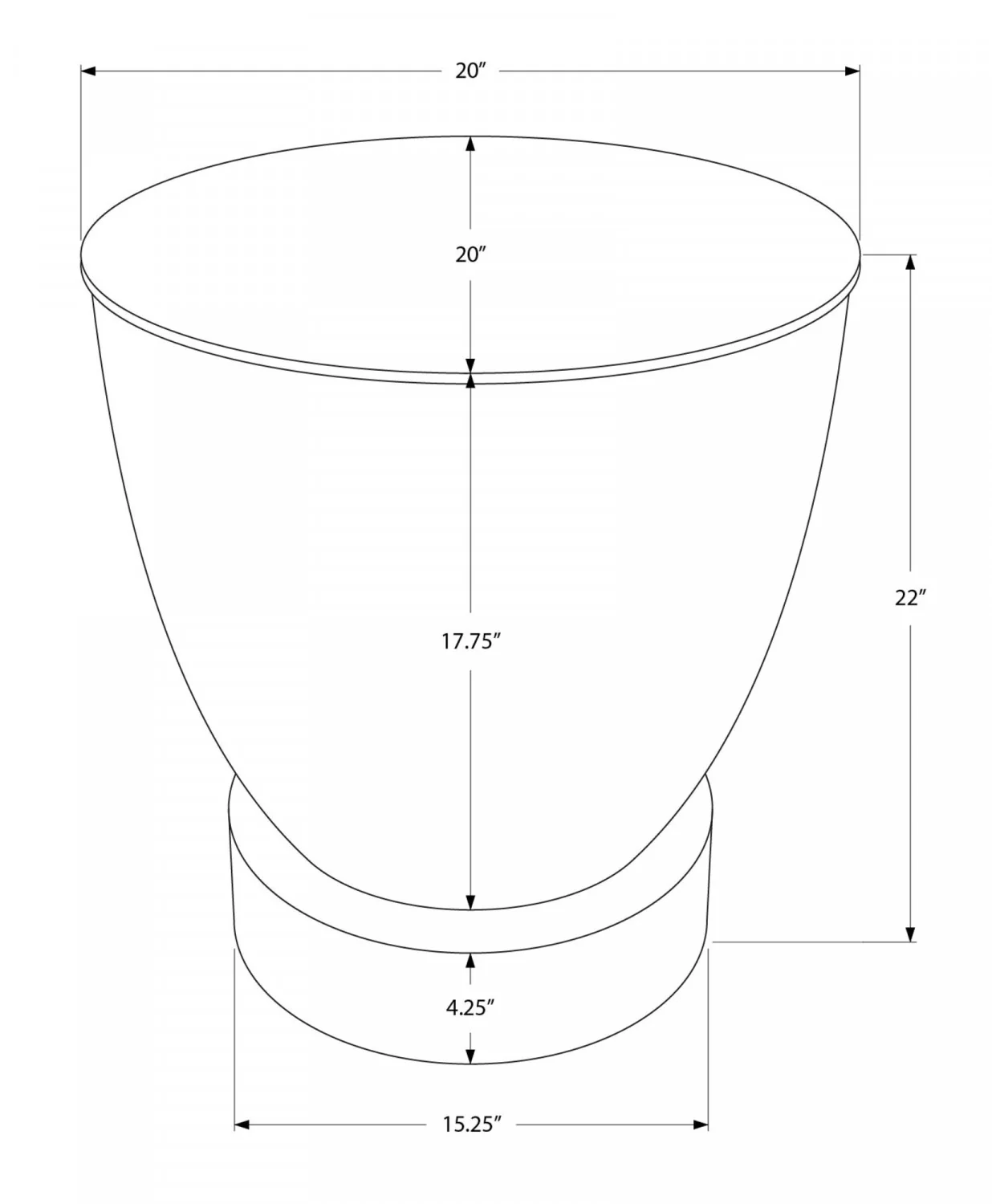 Ostra Side Table - Chrome - Image 3