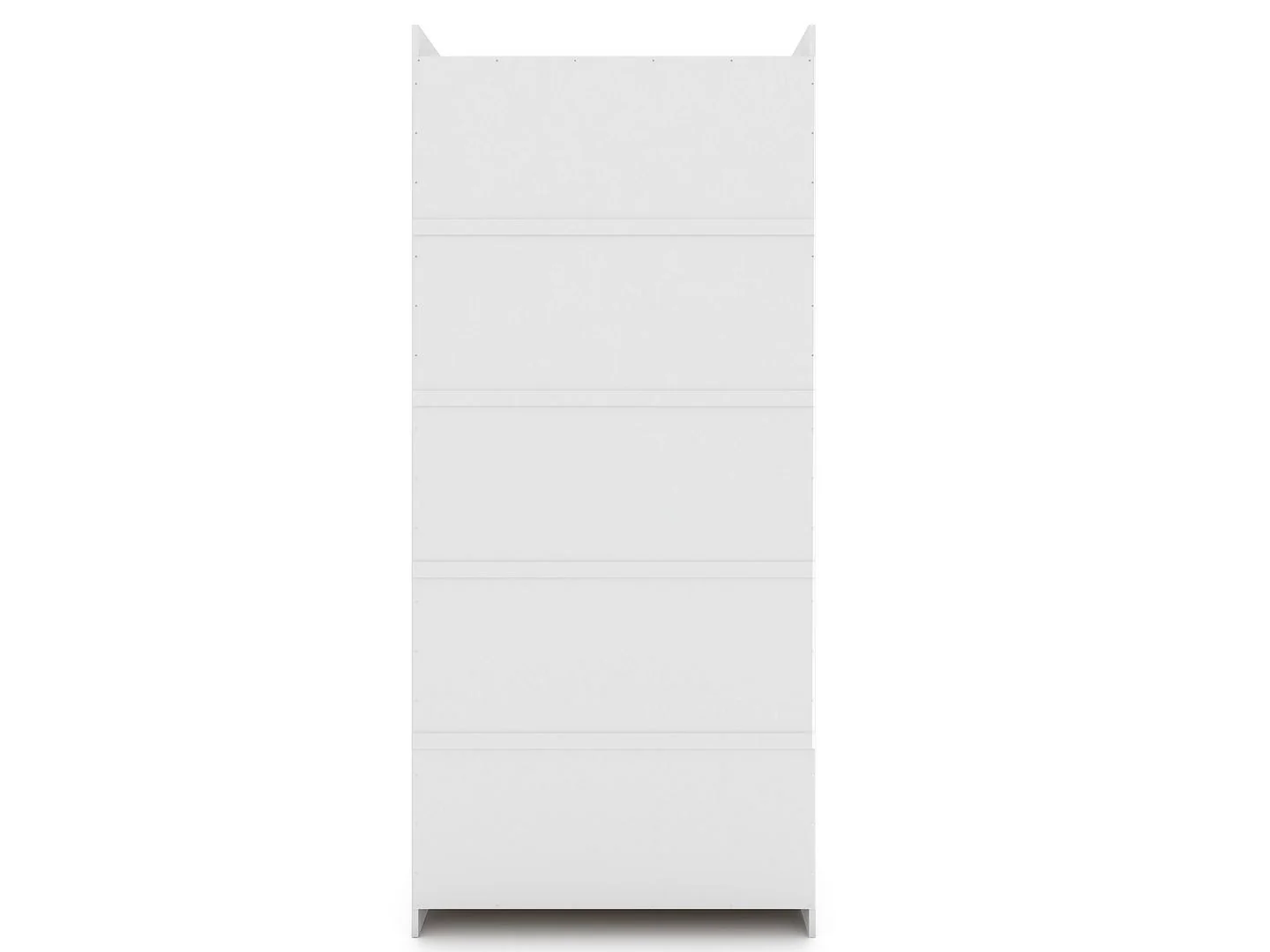 Oulu 2-Piece Modular Wardrobe - White - Image 8