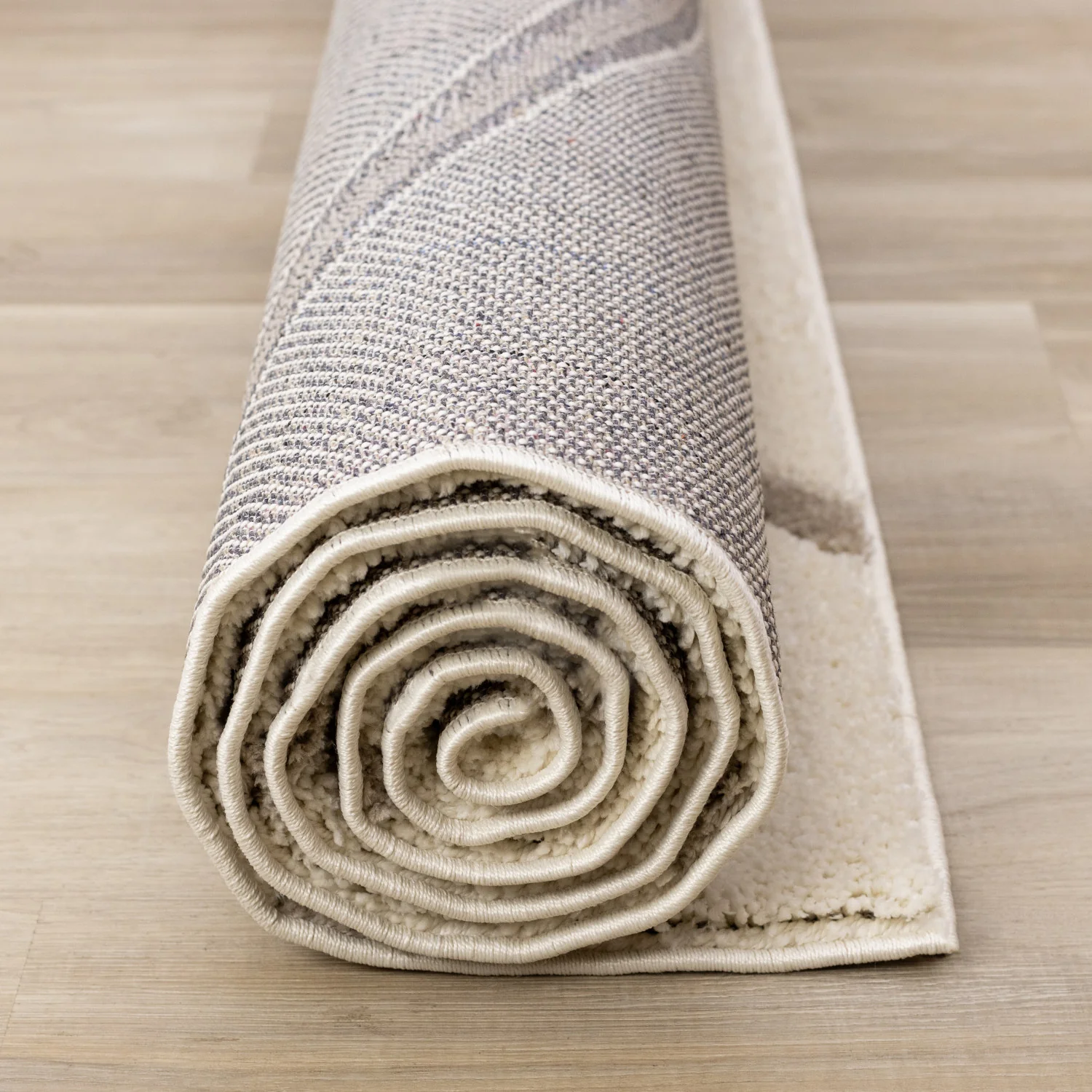 Palace Modern Curves Area Rug - 5' X 8' - Cream/Taupe - Image 13