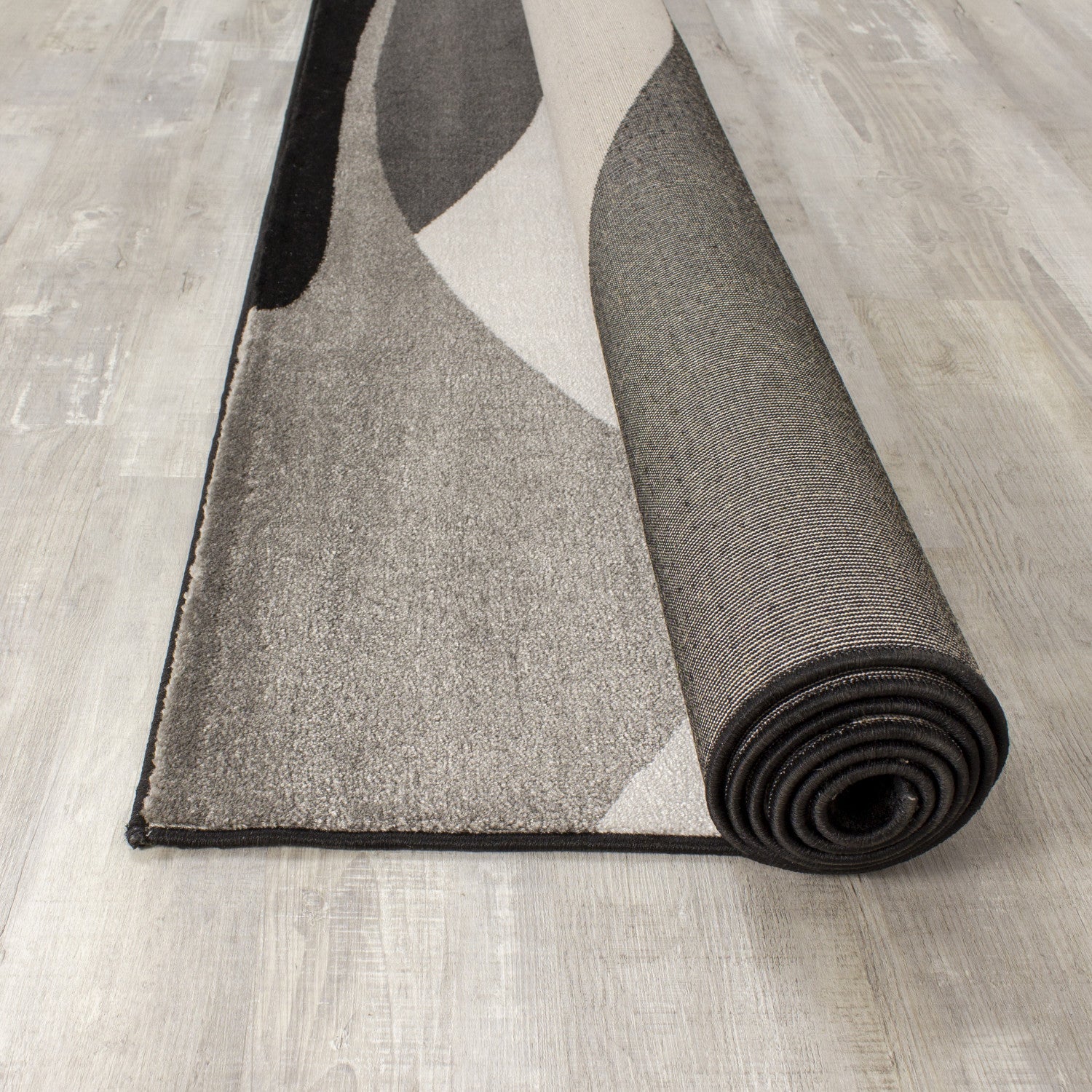 Paladin Drifts Area Rug - 5' X 8' - Black Grey - Image 7