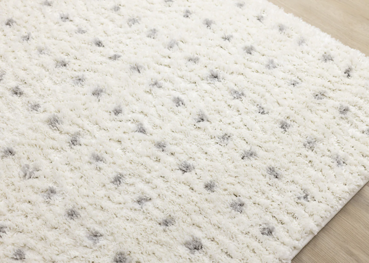 Palmer Casual Contemporary Speckled Area Rug - 5' X 8' - White/Grey - Image 4