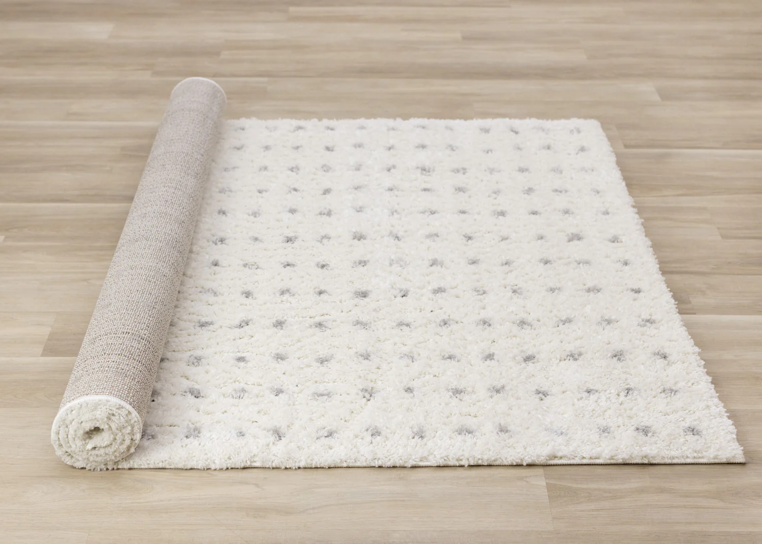 Palmer Casual Contemporary Speckled Area Rug - 5' X 8' - White/Grey - Image 8