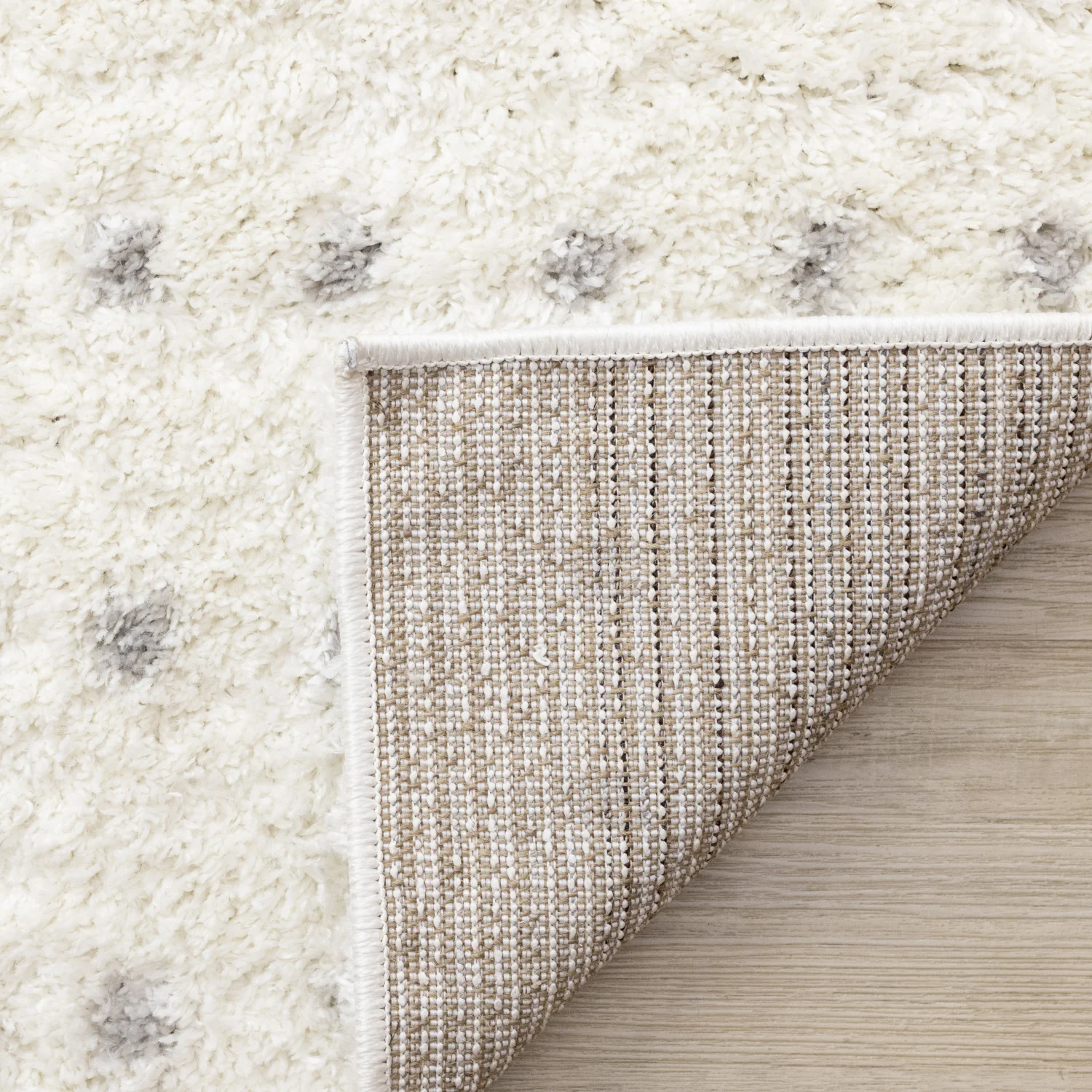 Palmer Casual Contemporary Speckled Area Rug - 7' X 10' - White/Grey - Image 11