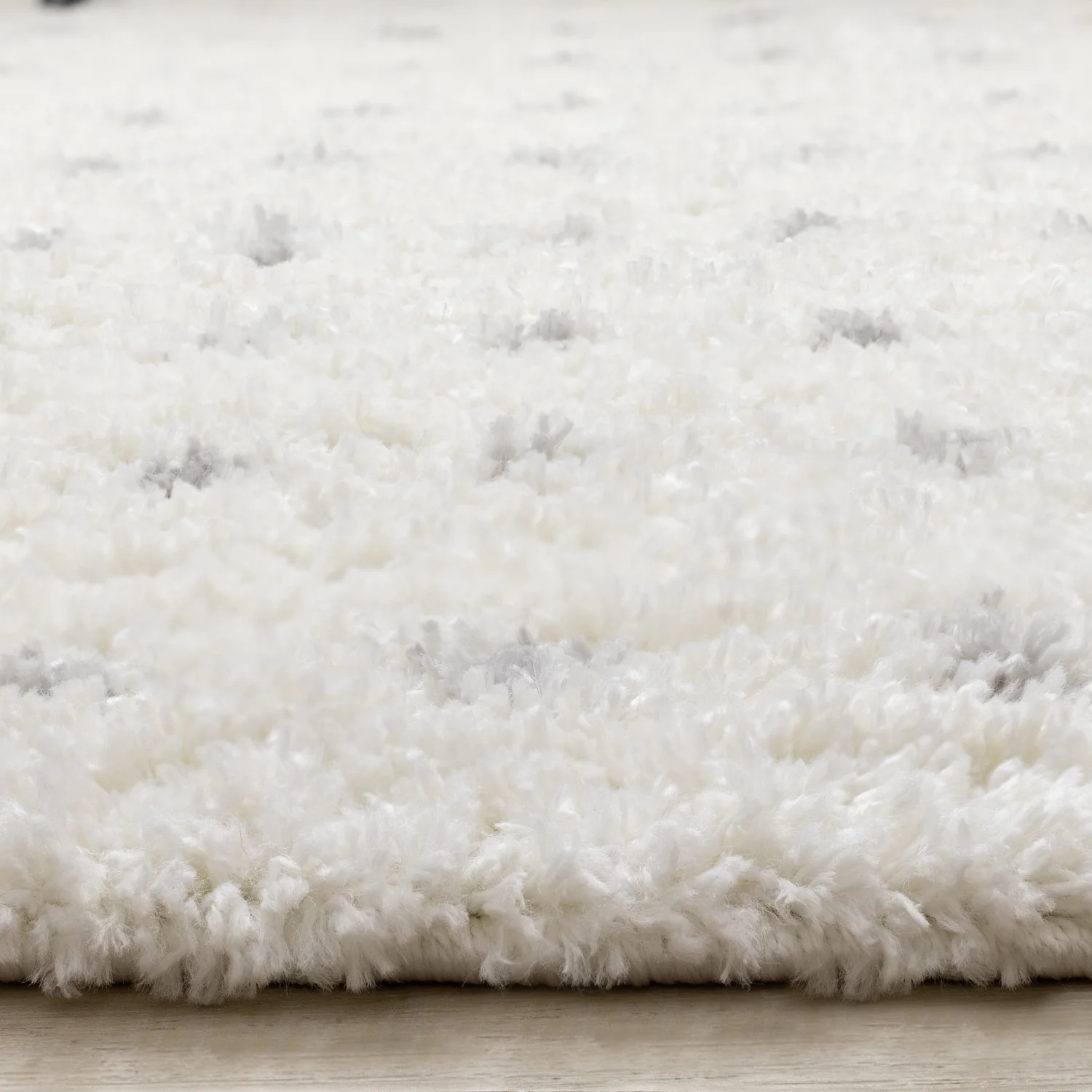 Palmer Casual Contemporary Speckled Area Rug - 7' X 10' - White/Grey - Image 5