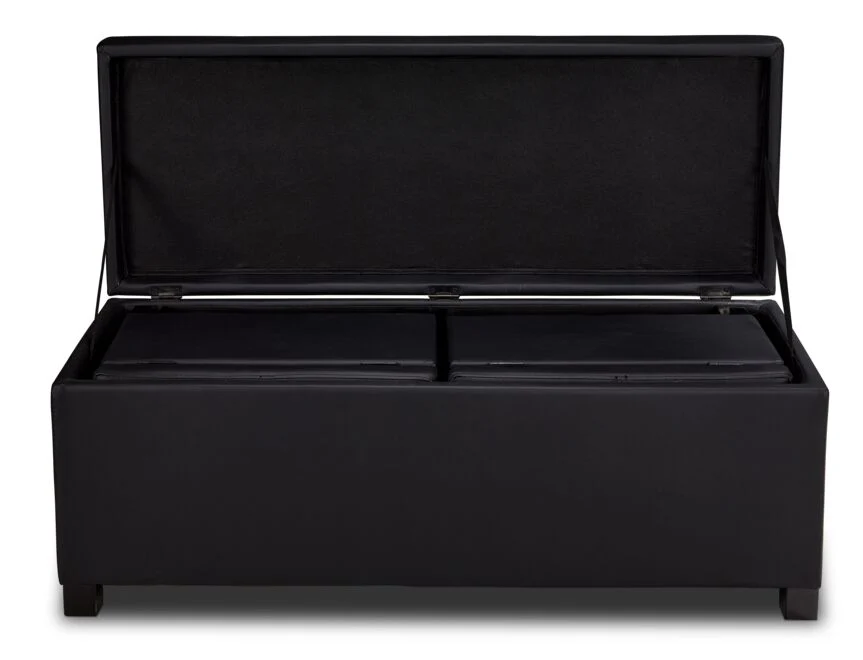Paloma 3-Piece Ottoman - Black - Image 6