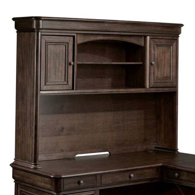 Palomar Desk Hutch - Tuscany Brown - Image 4