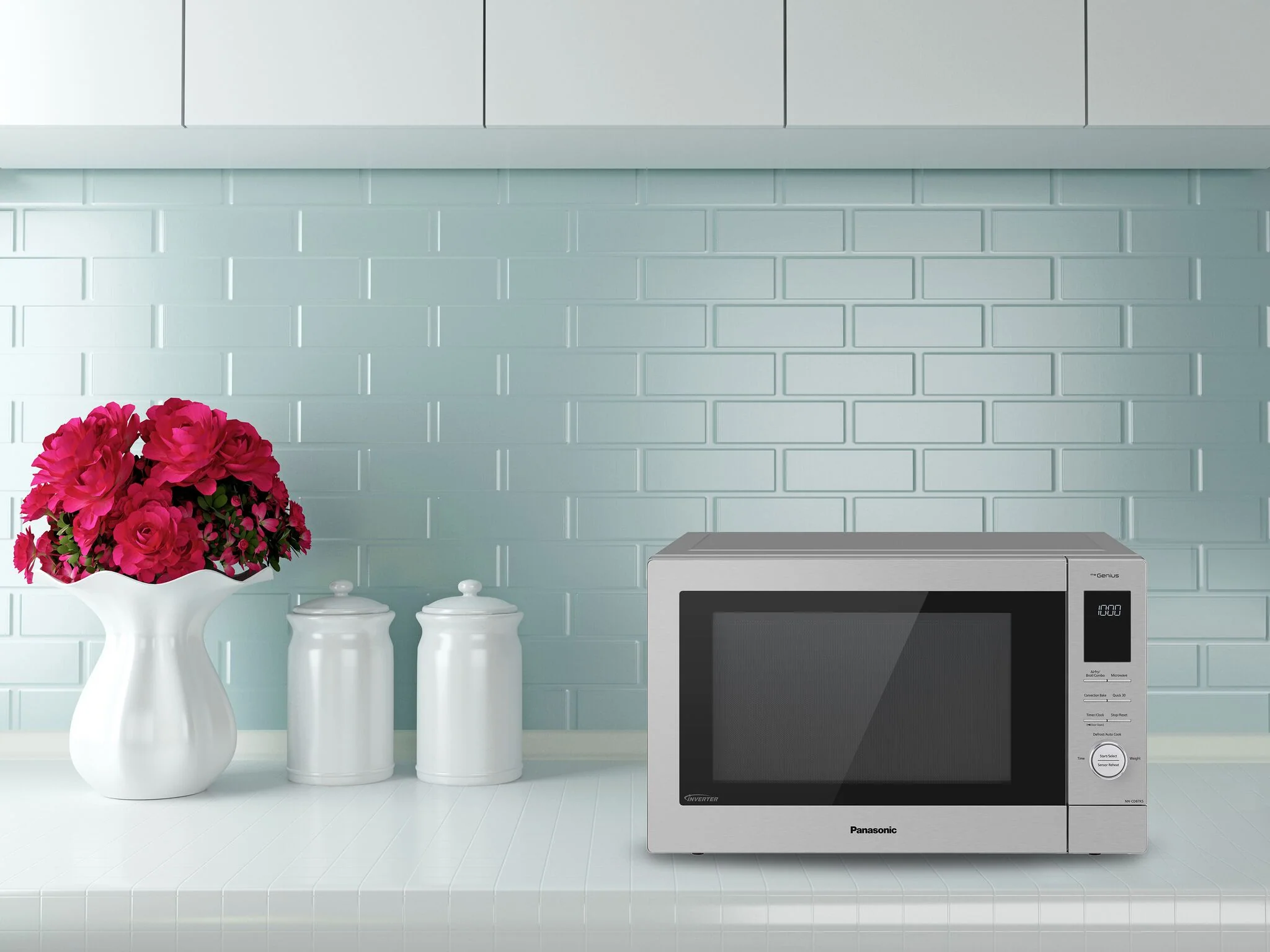 Panasonic Stainless Steel 4-in-1 Combination Countertop Microwave with Air Fry (1.2 Cu.Ft.) - NNCD87KSC - Image 4