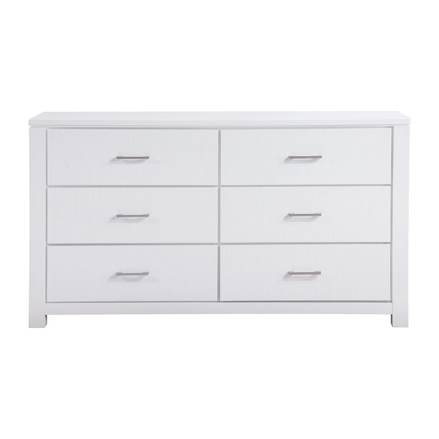 Paris 6-Drawer Dresser - White - Image 2