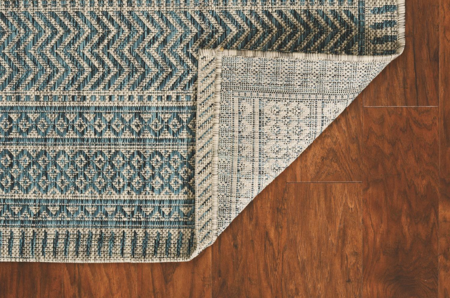 Parma II 7'10" x 10'10" - Teal Area Rug - Image 4