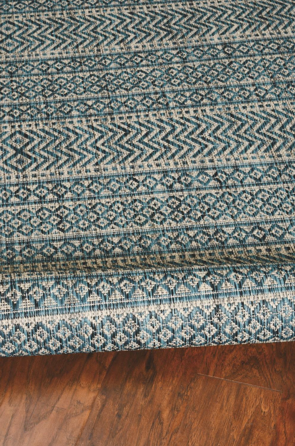 Parma II 7'10" x 10'10" - Teal Area Rug - Image 5