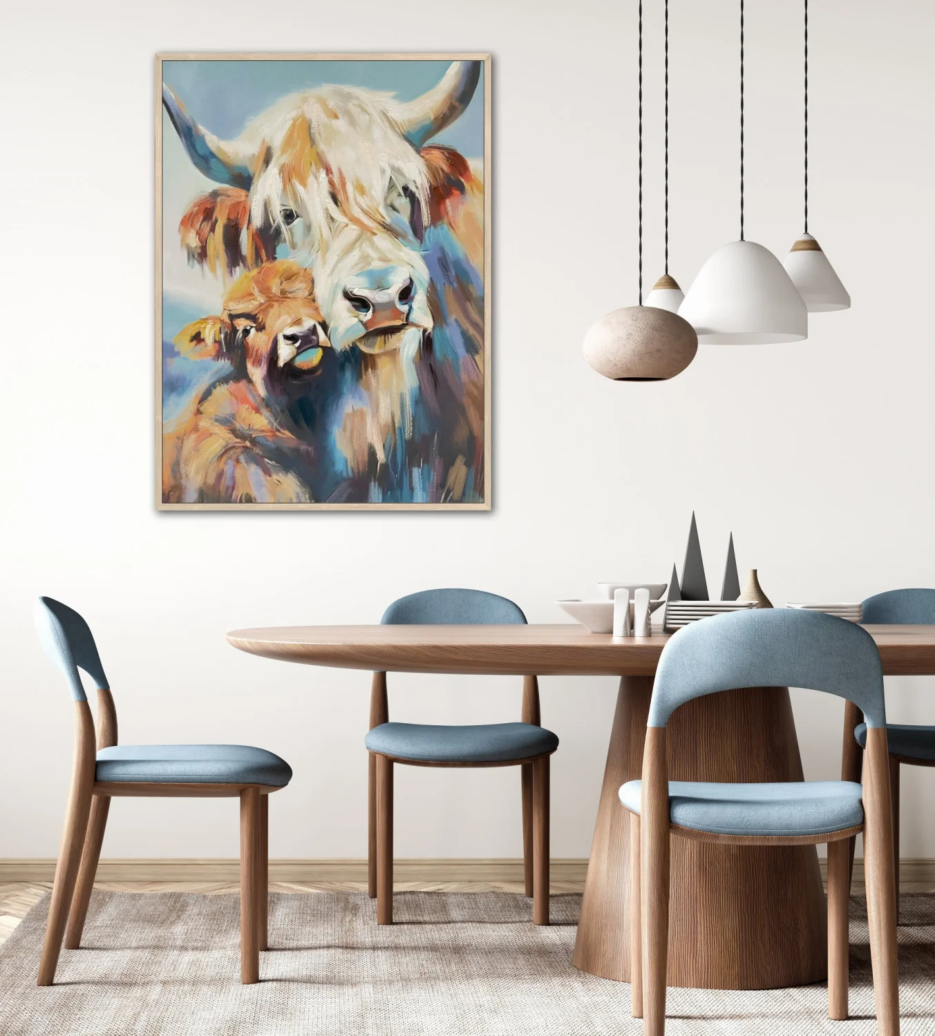 Pasture Portrait Wall Art - Multi-Colour - 32 X 24 - Image 2