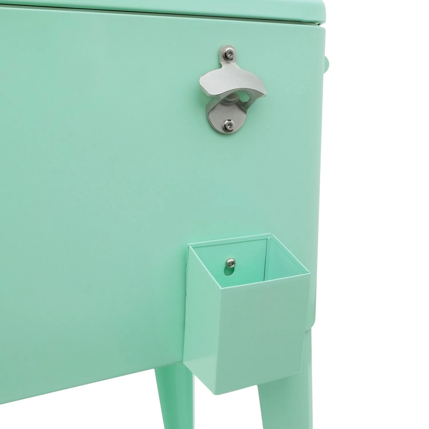 Permasteel 80QT Furniture Style Patio Cooler - Mint - Image 9