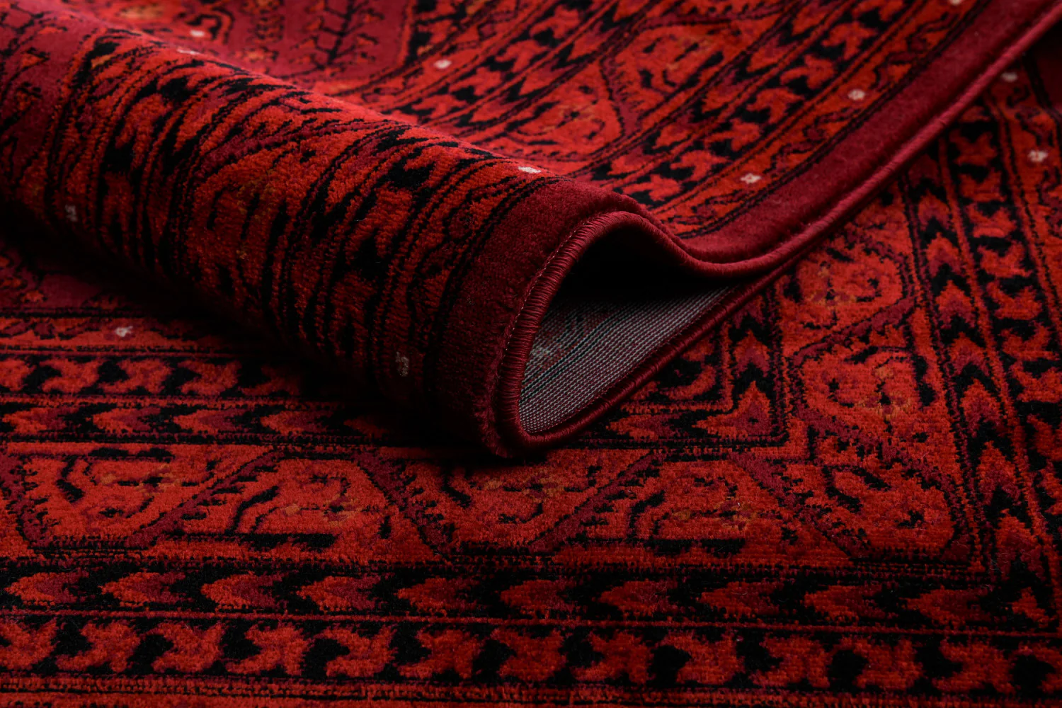 Persia Geometric Rug - 7' x 10' - Red - Image 3