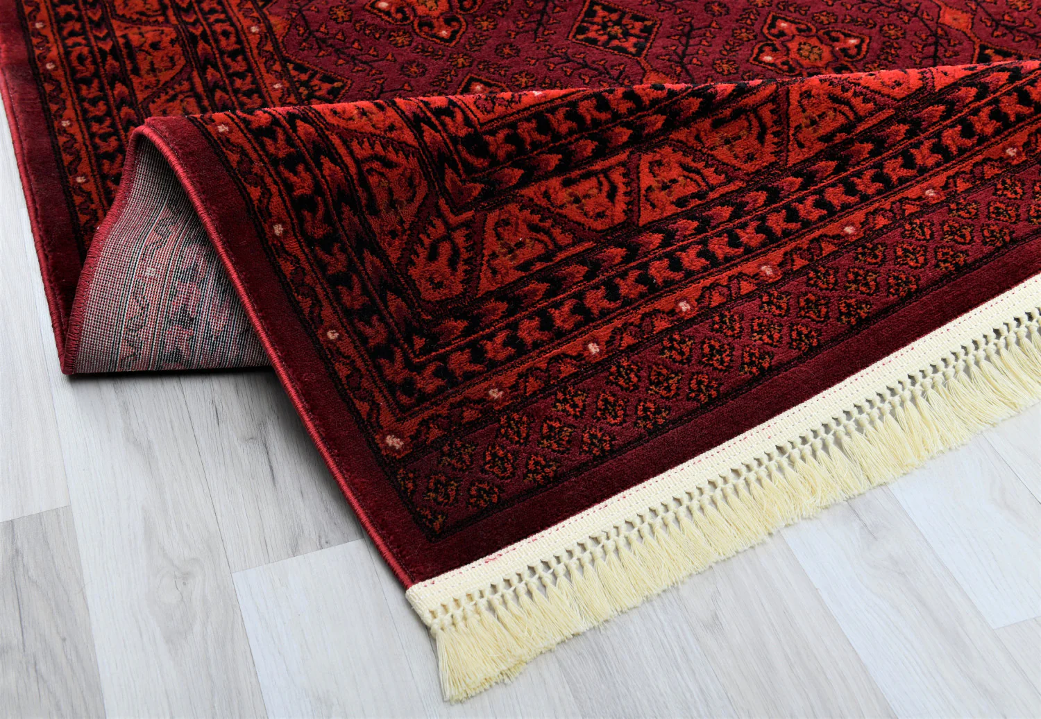 Persia Geometric Rug - 8' x 10' - Red - Image 2